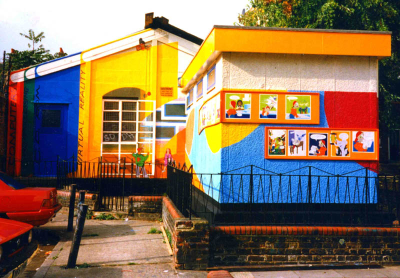 Peckham library Book theme 1995