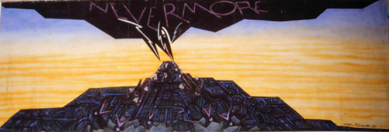 Nevermore 1985 eventually the World Towers collapse this. exhibited in NYC 2001 soon after 911